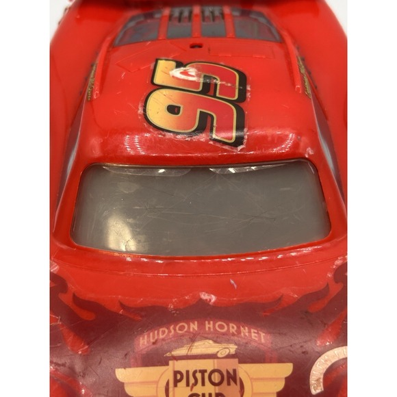 Pixar CARS Hudson Hornet Piston Cup Lightning McQueen 11" Moving Eyes NO REMOTE - Picture 11 of 11